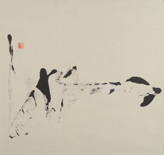 汉字幻象:飞行,69x68cm,2013年8月