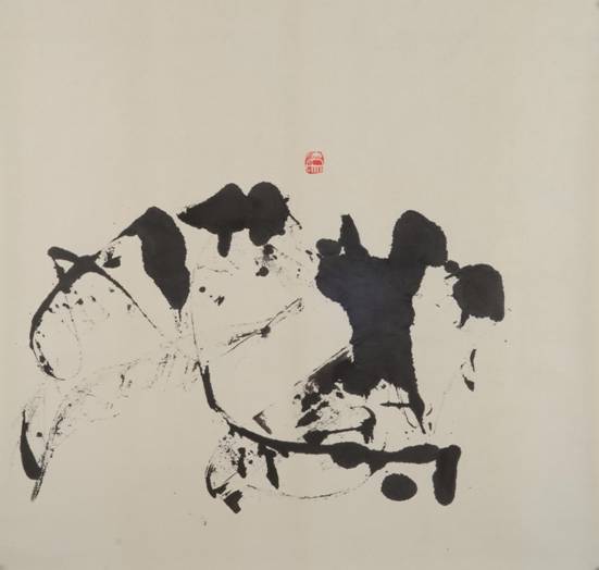 汉字幻象:无明缘,69x68cm:,2013年9月