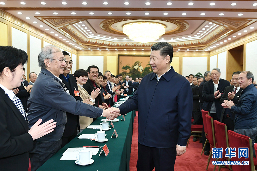 3月18日,中共中央总书记、国家主席、中央军委主席习近平在北京主持召开学校思想政治理论课教师座谈会并发表重要讲话。 新华社记者 谢环驰 摄